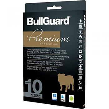 BullGuard Premium Protection 2017 1 Jahr/10 Geräte (Windows, Mac, Android)