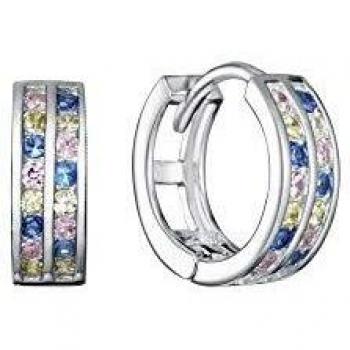 Pendientes Viceroy Aro 21013E000-39 Plata con Circonita y Perla