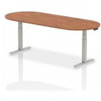Height‑Modulating Boardroom Table – 2400 mm Width, 1000 mm Depth, Walnut Top