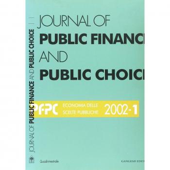 Journal of public finance and public choice. Economia delle scelte pubbliche (2002) (Vol. 1)