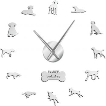 Moderne Wanduhr mit Deutsch Kurzhaar Motiv