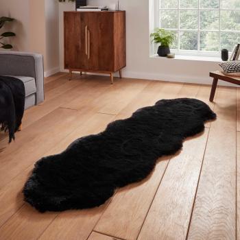 Super Teddy Black Rug
