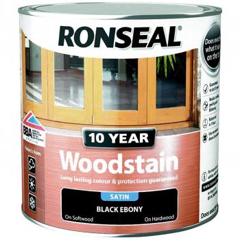 Woodstain Ebony 5 Year 2.5L