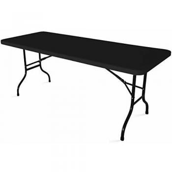 Table d'appoint pliante noire 2 m