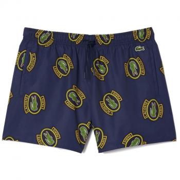 Lacoste Costume Mare Blu Navy Oro L