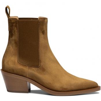 Gianvito Rossi Wylie Brown Heeled Boots Size 39