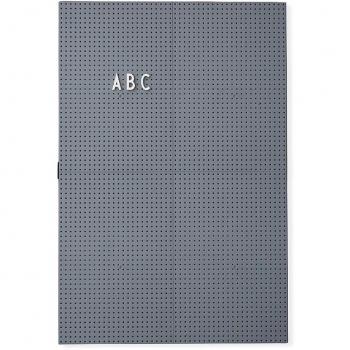 Design Letters Dark Grey A3 Board