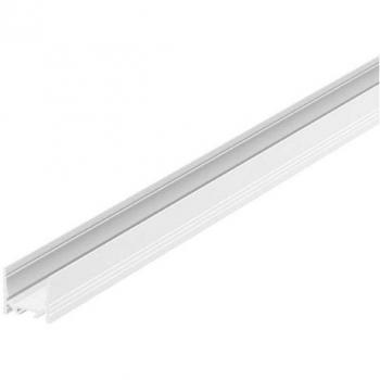 GRAZIA 20 LED-Aufbauprofil 3 m – Aluminium, gerillt