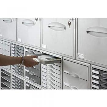 Fichero de sobremesa Archisystem 5 cajones 356x316x303 mm color gris