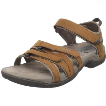 Teva Damen Tirra Leather Peeptoe Sandalen, Rustique Rust