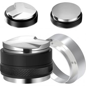 Double Tête Niveleur Café 53 mm / 54 mm – Adapté aux Doseurs Expresso