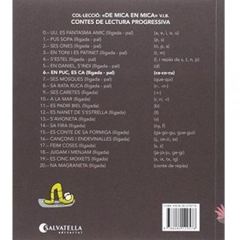 De mica en mica V.I.B. 6: En Puc, es ca (lligada-pal) (ca,co,cu) (Tapa blanda).