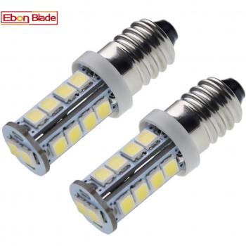 E10 18SMD White LED Mini Lights – 2 Units, 6-24V DC, Ideal for Flashlights & Bicycles