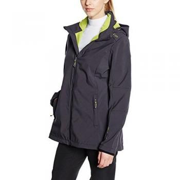 Chaqueta Softshell para Mujer CMP, Gris (Antracite/Cedro), Talla 40