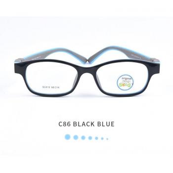 SECG Optische Brille für Kinder mit TR90-Rahmen und Silikongläsern