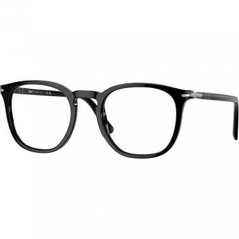 Persol PO3318V 95 Men's Eyeglasses Black Size 49 (Frame Only)