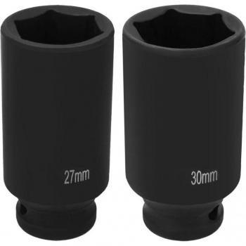 1/2in Drive 6-Point Metric Impact Socket Set (17-30mm)
