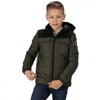 Pasco Regatta Kälte‑Schutz Reflektor Jacke für Kinder, XX‑Small, Kaki