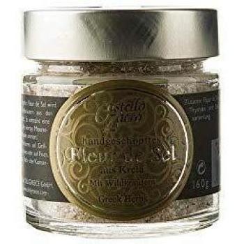 Handgeschöpftes Fleur de Sel mit Wildkräutern 160 g