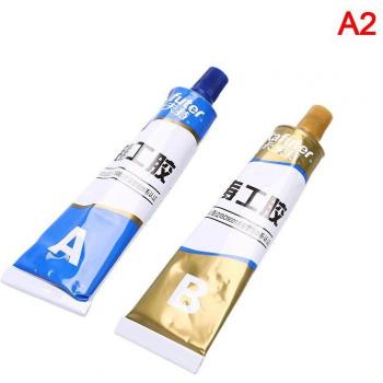 Kahuter Colle Multiusage pour Métaux A+B, Boîte de 65g+Flacon de 100ml