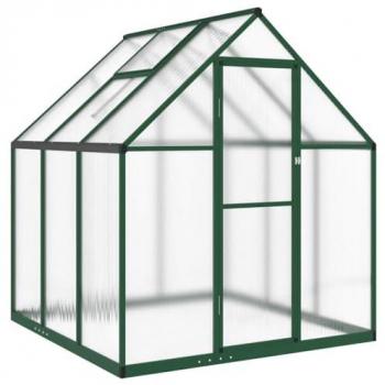 Tenda Serra Riparo Piante in Alluminio Verde 169x169x195