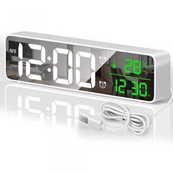 Comodino sveglia con temperatura e data Hoterb