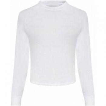 T-shirt féminin à manches longues avec dos croisé Awdis