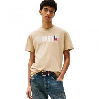T‑Shirt con Logo Stampato Tommy Jeans – Bianco