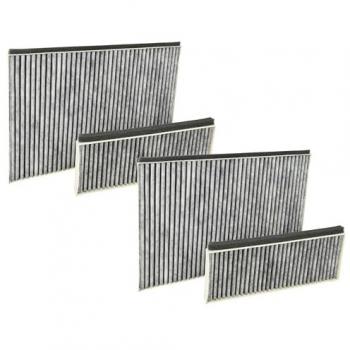 Set 4 Filtri di Carboni Attivi (Bianco/Grigio) per Constructa CD689861, CD689860, CD688860, CD686860