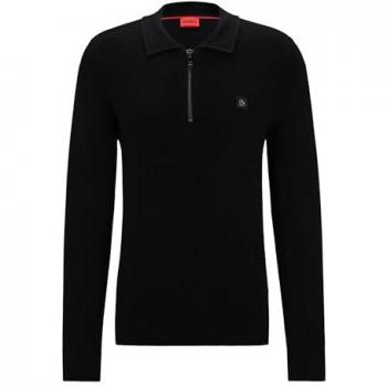HUGO Regular Fit Poloshirt mit Strukturmuster Modell 'Sastoon', Größe XL