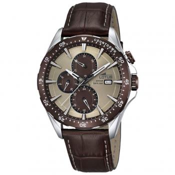 Lotus Herrenquarz-Uhr 18312/2 mit braunem Lederarmband – Dauerhaftigkeit