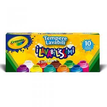 KIDS CHILDRENS PAINT CRAYOLA WASHABLE PACK OF 10 / CREATIVE ART FUN / NEW