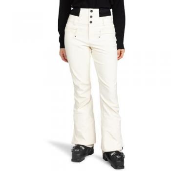 Roxy Rising High: Pantalones de Cintura Alta en Beige