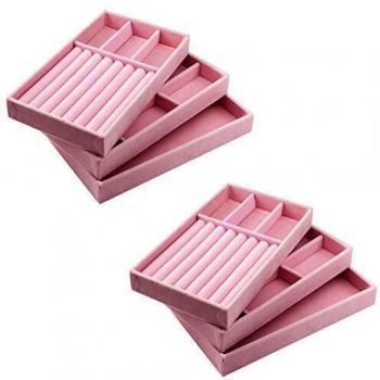 Jewellery Organiser with Velvet for Earring Necklace Bracelet