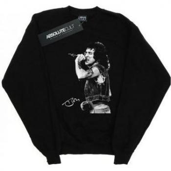 Bon Scott Uomo Felpa Nera – Foto Autografata