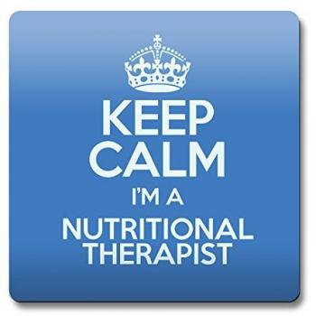 Portabicchieri Professione Nutrizionista Keep Calm (Blu)