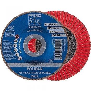 PFERD Disque à lamelles COFREEZE Convexe 115 mm K80