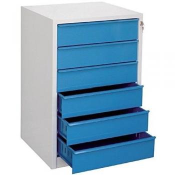 CASSETTIERA PORTA UTENSILI CON 6 CASSETTI SU CUSCINETTI CON SERRATURA FERVI C600
