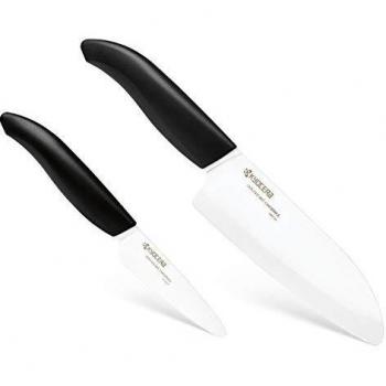 Kyocera 5.5-Inch Santoku and 3-Inch Paring Knife Set