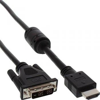 InLine HDMI (Typ A) — DVI (3 m, DVI, HDMI), Video Kabel