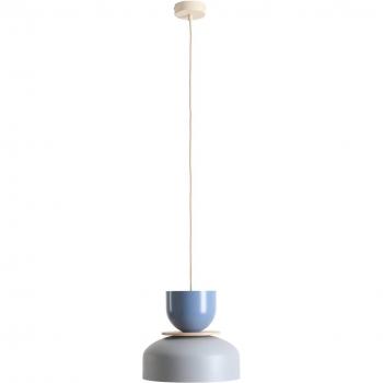 Aldex Uto Ceiling Fixture, Grey‑Blue Metal Finish