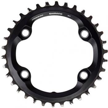 Plato Shimano Fc-m7000 Single 1x11v 4 Brazos 96 Mm 34 Dientes Negro