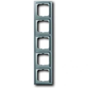 Busch-Jaeger 5gang Telaio di copertura in acciaio inox