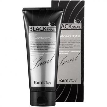 Scovillatura Profonda Schiumata con Mucina di Lumaca Nera FarmStay 180 ml