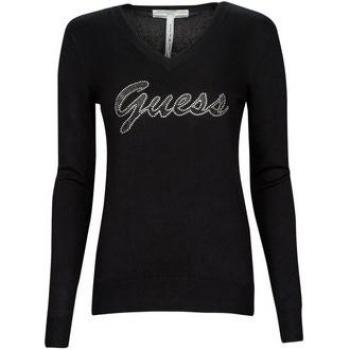 Pull Guess PASCALE VN LS SWTR Femme Noir EU S