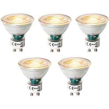 Luedd 5-Bulb GU10 3-Tone Dimmable LED Pack – 6 W, 460 lm, 2000–600