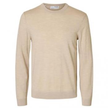 Chemise Selected 16094647 pour homme en mérinos