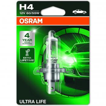 Osram 64193ULT-01B Halogen Leuchtmittel Ultra Life H4 55/60 W 12 V