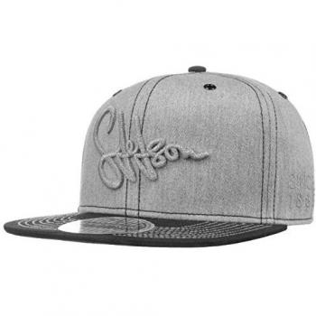 Grey Lettering Flat Brim Cap