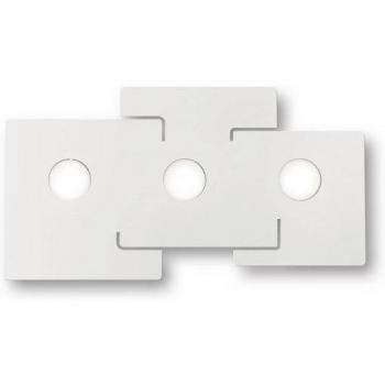 Totem White 3-Light Ceiling Illumination